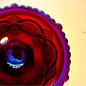 Vintage Avon Ruby Red Cape Cod Sugar Bowl Planter